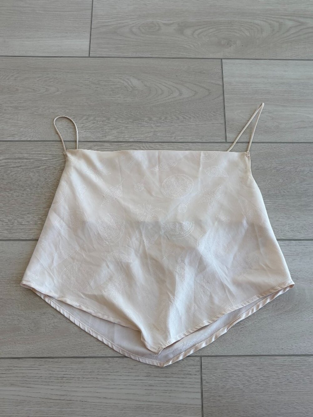 Satin Triangle Top